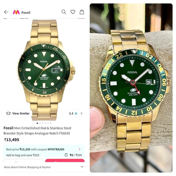 Analog FS5950 Sport Tourer Original Quartz Movement Watch