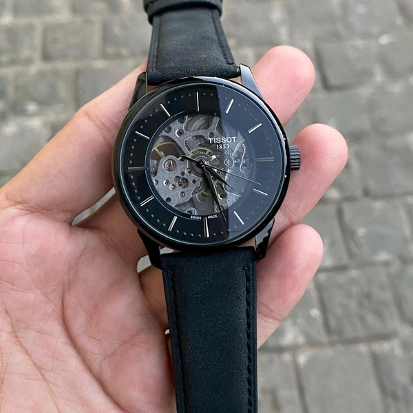 Analog Fully Automatic Japanese Movement Machinery Watch For Mens - Black