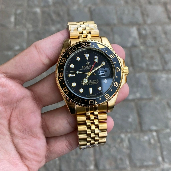 Analog Gmt Master All Working Highest Quality Stainless Steel Bracelet Watch