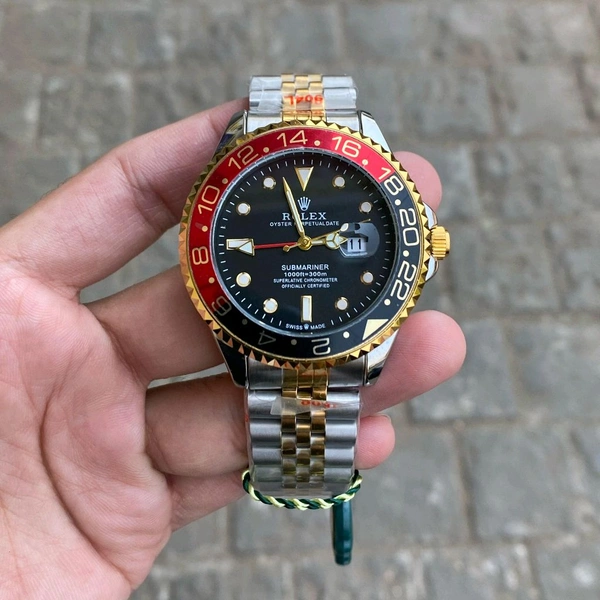 Analog Gmt Master All Working Highest Quality Stainless Steel Bracelet Watch