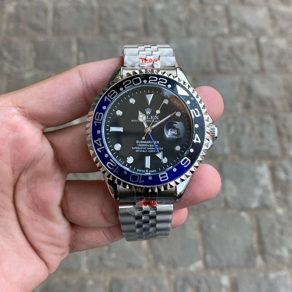 Analog Gmt Master All Working Highest Quality Stainless Steel Bracelet Watch