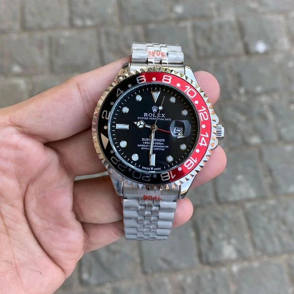 Analog Gmt Master All Working Highest Quality Stainless Steel Bracelet Watch