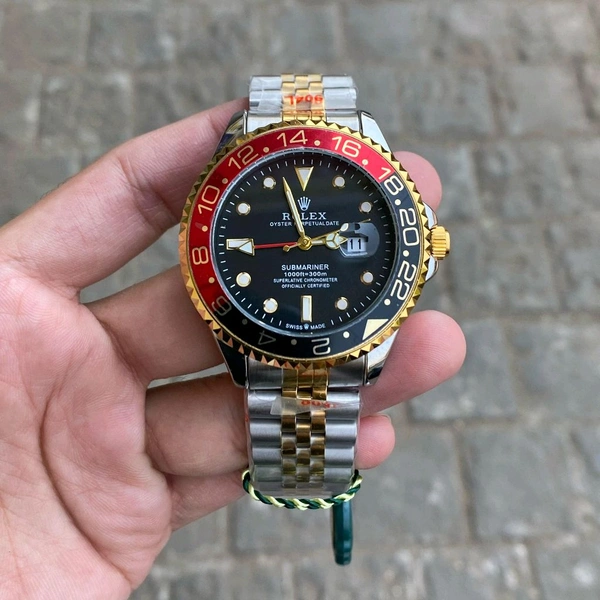 Analog Gmt Master All Working Highest Quality Stainless Steel Bracelet Watch