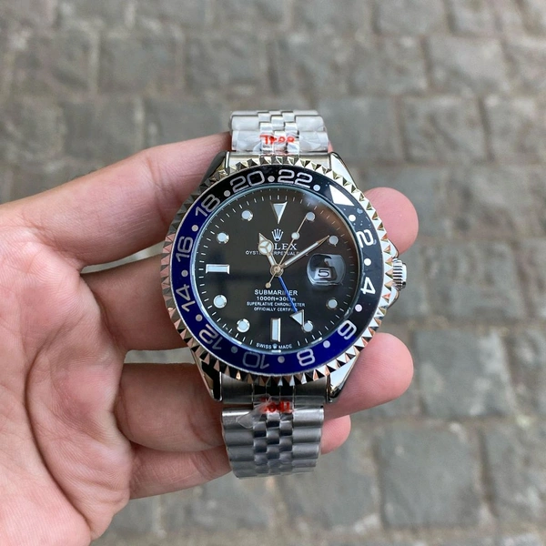 Analog Gmt Master All Working Highest Quality Stainless Steel Bracelet Watch