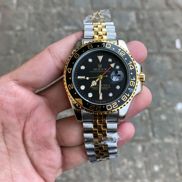 Analog Gmt Master All Working Highest Quality Stainless Steel Bracelet Watch