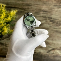 Analog High Quality Quartz Movement Watch Collection With High Quality Strap Best finishing Body & Case - Green