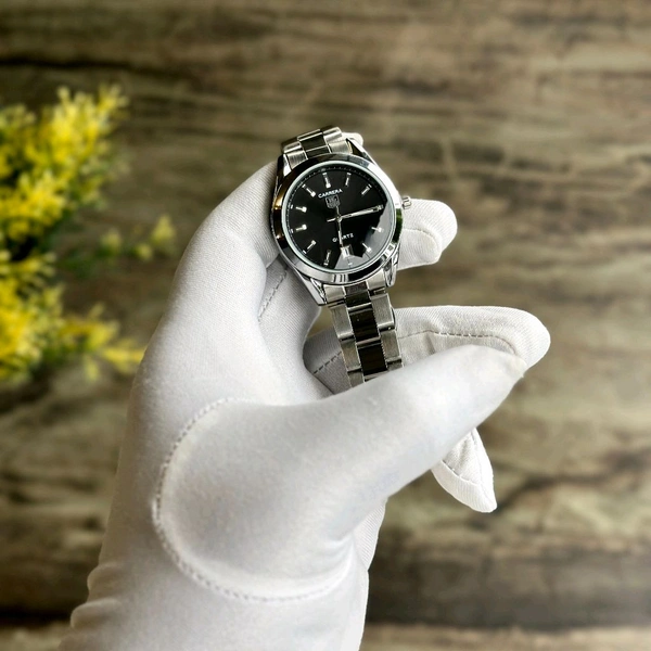 Analog High Quality Quartz Movement Watch Collection With High Quality Strap Best finishing Body & Case - Black