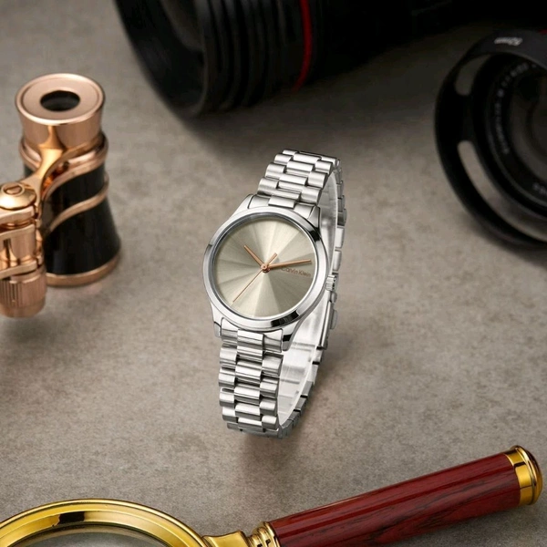 Analog Iconic Unisex 25200232 High Quality Battery Operated Machinery Watch - Silver