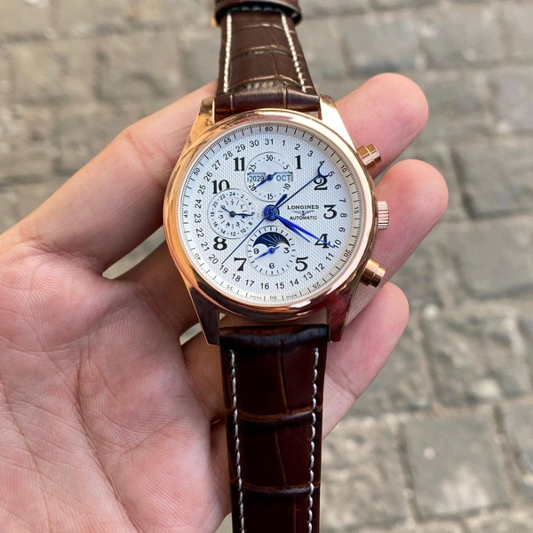 Analog L2.673.4.78.6 Automatic Back Open Japanese Machinery Watch