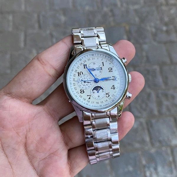 Analog L2.673.4.78.6 Automatic Back Open Japanese Machinery Watch