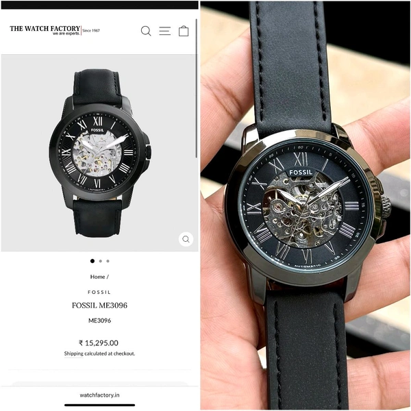 Analog Machine Automatic 100% quality & reliable automatic open Heart machinery Watch