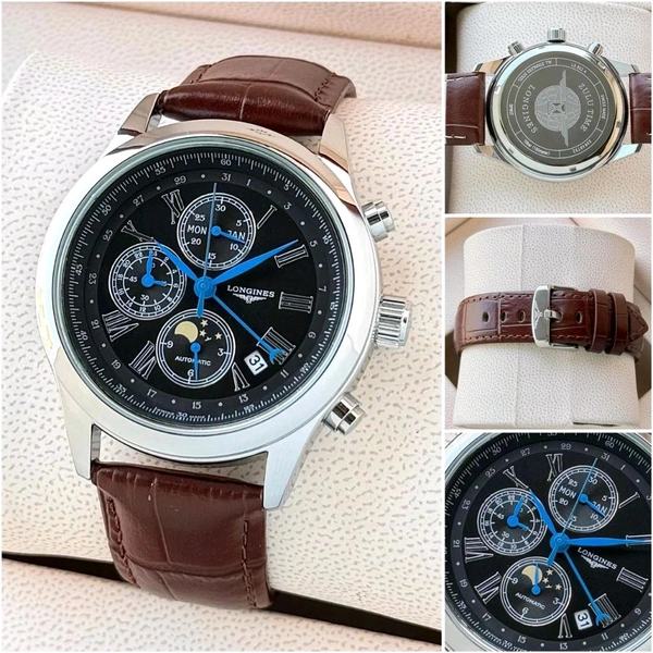 Analog Master Reliable Quality Stop Watch Chronograph Quartz Machinery For Men