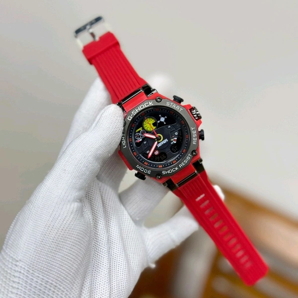 Analog Most Demanded Trending Analog Watch With High Quality Strap Best Finishing Body & Case - Red