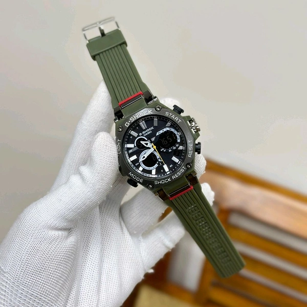 Analog Most Demanded Trending Analog Watch With High Quality Strap Best Finishing Body & Case - Green