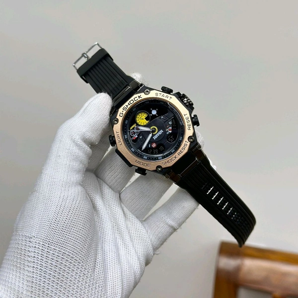 Analog Most Demanded Trending Analog Watch With High Quality Strap Best Finishing Body & Case - Gold