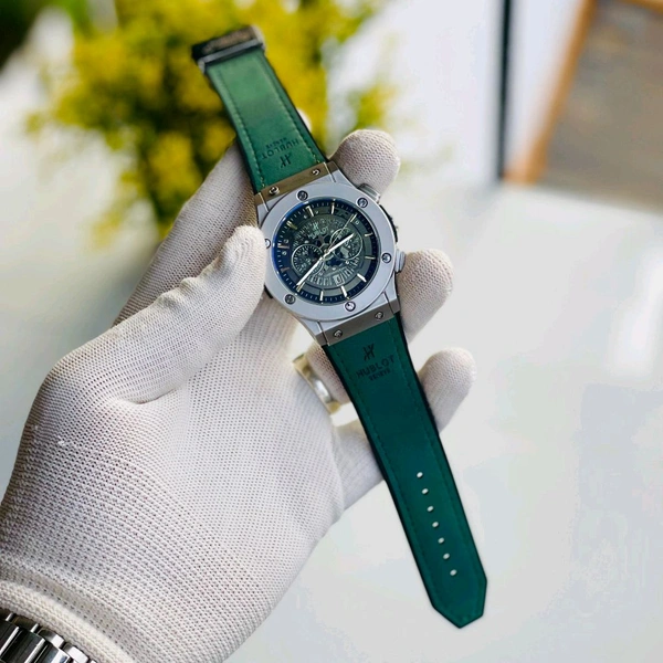 Analog Most Demanded Trending Analog Watch With High Quality Strap Best Finishing Body & Case - Green