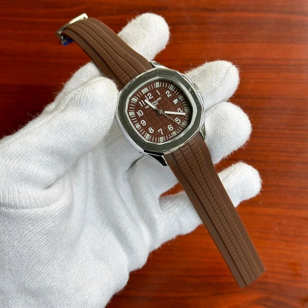 Analog Premium Watch With High Quality Strap Best finishing Body & Case - Brown