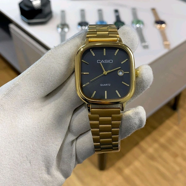 Analog Quartz Classic Silver and Blue Watch For Men & Women | High Quality Strap Best finishing Body & Case