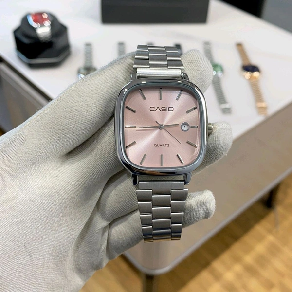 Analog Quartz Classic Silver and Blue Watch For Men & Women | High Quality Strap Best finishing Body & Case