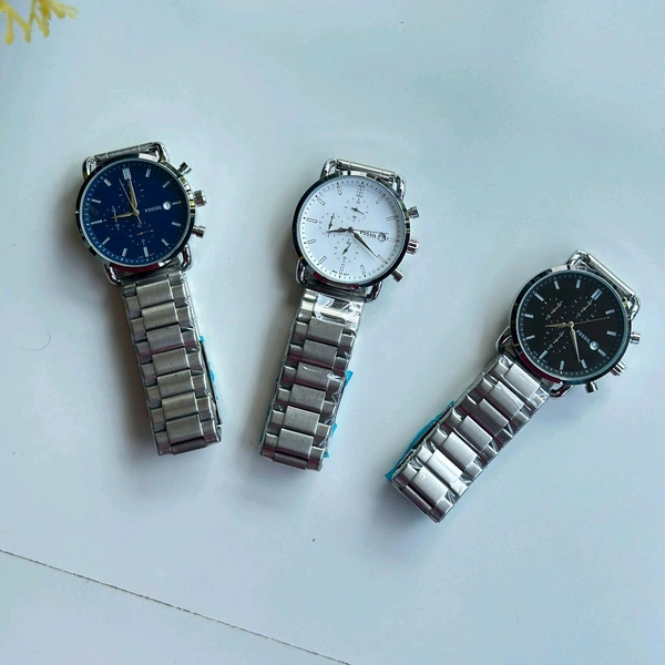 Analog Quartz Movement Watch With High Quality Strap Best finishing Body & Case - Black