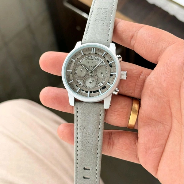 Analog Semi-Casual Hi-Tech Quartz Stopwatch Movement Watch