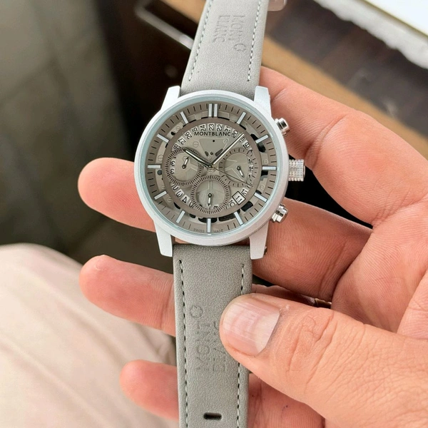 Analog Semi-Casual Hi-Tech Quartz Stopwatch Movement Watch