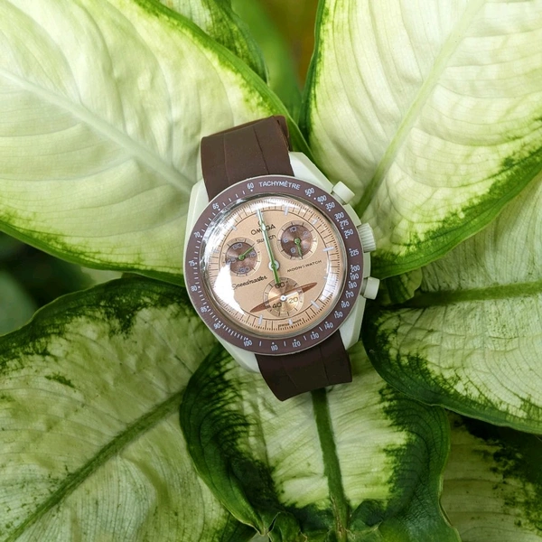 Analog Swatch Moon's Watch Best Quality Collection With High Quality Silicon Strap