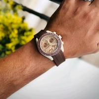 Analog Swatch Moon's Watch Best Quality Collection With High Quality Silicon Strap