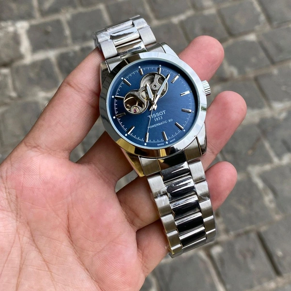 Analog T1274071104101 Gentleman Powermatic 80 Reliable Automatic Japanese Movement Machinery For Men