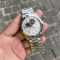 Analog T1274071104101 Gentleman Powermatic 80 Reliable Automatic Japanese Movement Machinery For Men