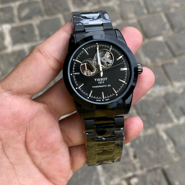 Analog T1274071104101 Gentleman Powermatic 80 Reliable Automatic Japanese Movement Machinery For Men