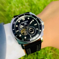 Analog Tourbillon Quality Automatic Machinery With Smooth Movement Watch - Black