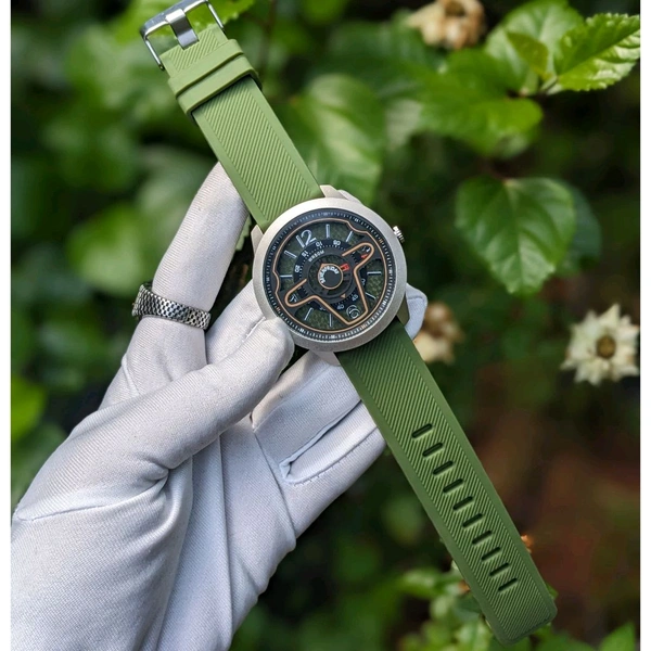 Analog Unique Quartz Movement Collection With High Quality Strap Best finishing Body & Case