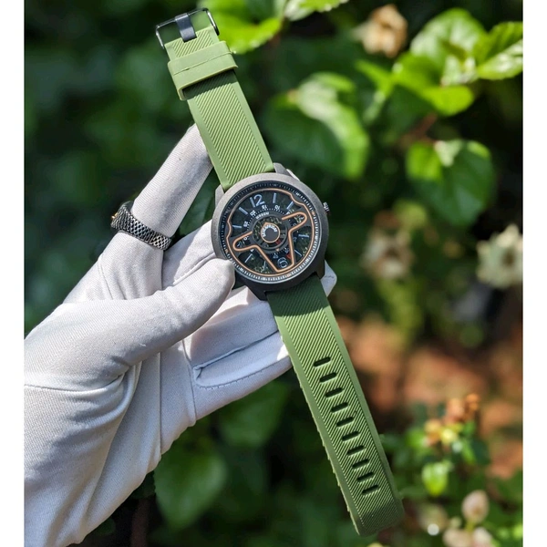 Analog Unique Quartz Movement Collection With High Quality Strap Best finishing Body & Case