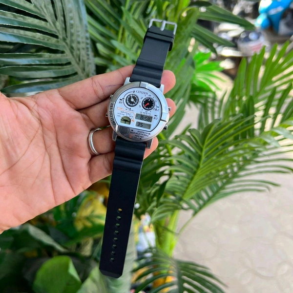 Analog X Beams Retro Ana-digi Temp High Quality Battery Operated Machinery Watch Collection