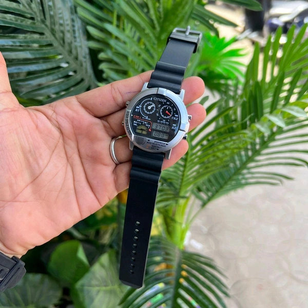 Analog X Beams Retro Ana-digi Temp High Quality Battery Operated Machinery Watch Collection