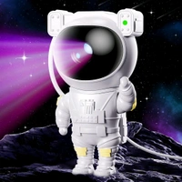 Astronaut Galaxy Light Projector, Space Buddy Projector Night Light for Bedroom with Remote Control and Timer, Astro Alan Star Ceiling Projector for Kids Adults