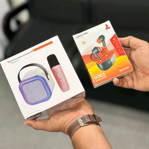 Best Budget Combo Offer, Airdopes Best Quality With Portable Bluetooth Speaker With Mic