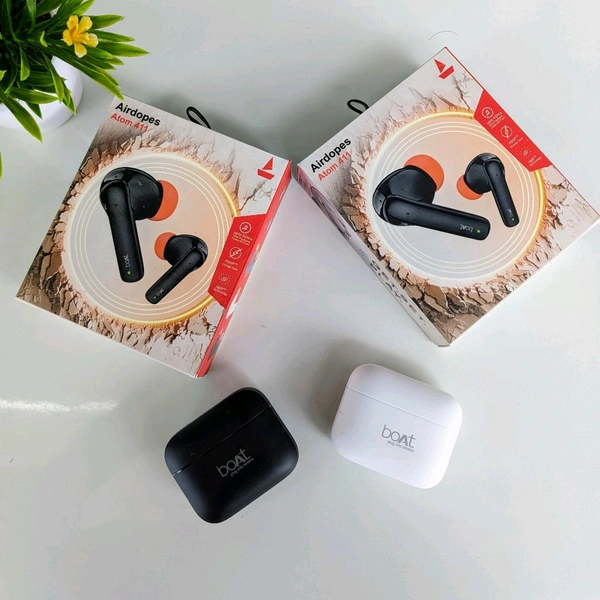 Bluetooth Truly Wireless In Ear Earbuds With Mic - White