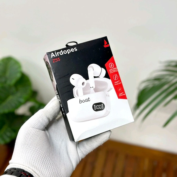 Bluetooth Truly Wireless In Ear Earbuds With Mic - White