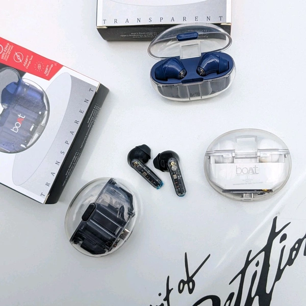 Bluetooth Truly Wireless In Ear Earbuds With Mic - White