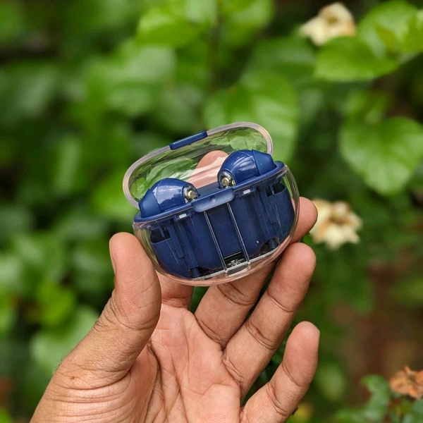 Bluetooth Truly Wireless In Ear Earbuds With Mic - Blue