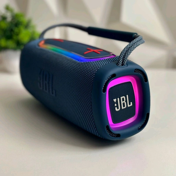 Boombox Wireless Bluetooth Speaker With Rbg Light | Powerful Sound Quality With Heavy Bass | Lights Sync With Music