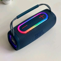 Boombox Wireless Bluetooth Speaker With Rbg Light | Powerful Sound Quality With Heavy Bass | Lights Sync With Music