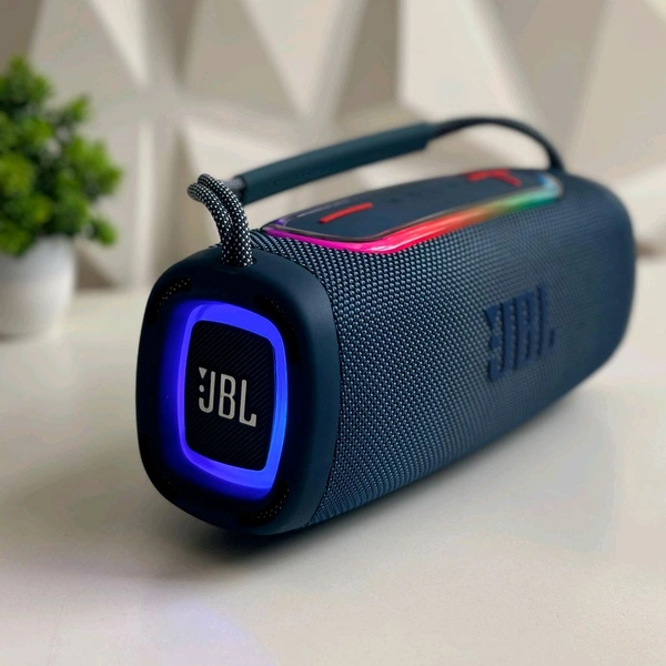 Boombox Wireless Bluetooth Speaker With Rbg Light | Powerful Sound Quality With Heavy Bass | Lights Sync With Music