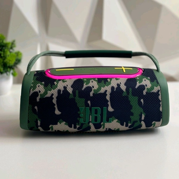 Boombox Wireless Bluetooth Speaker With Rbg Light | Powerful Sound Quality With Heavy Bass | Lights Sync With Music