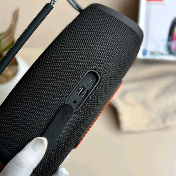 Boombox Wireless Bluetooth Speaker With Rbg Light | Powerful Sound Quality With Heavy Bass | Lights Sync With Music