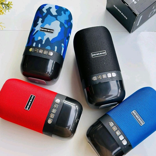 Booms Bass Mini LED Light Wireless speaker-L22 10 W Bluetooth Soundbar (Multicolor, Stereo Channel) - Black