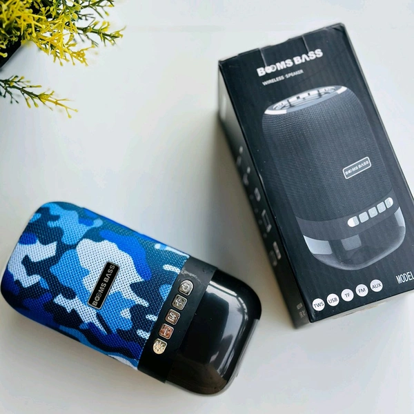 Booms Bass Mini LED Light Wireless speaker-L22 10 W Bluetooth Soundbar (Multicolor, Stereo Channel) - Mix Color