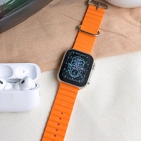 Budget Combo Offer | I8 Ultra Smartwatch, Trending Led Light Speaker With Air Pod Pro 2 Base Model Earbud